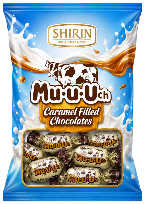 ''MU-U-UCH'' конфеты в упаковке