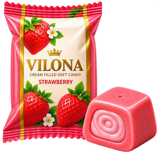 VILONA клубничный йогурт