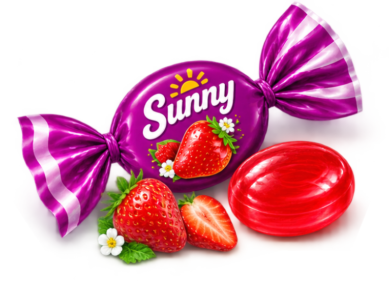 Sunny карамель клубника