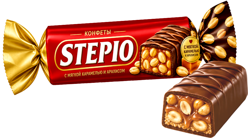 STEPIO peanut and caramel